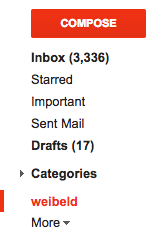 Gmail Labels